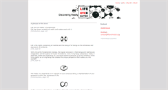 Desktop Screenshot of lifeovermatter.org